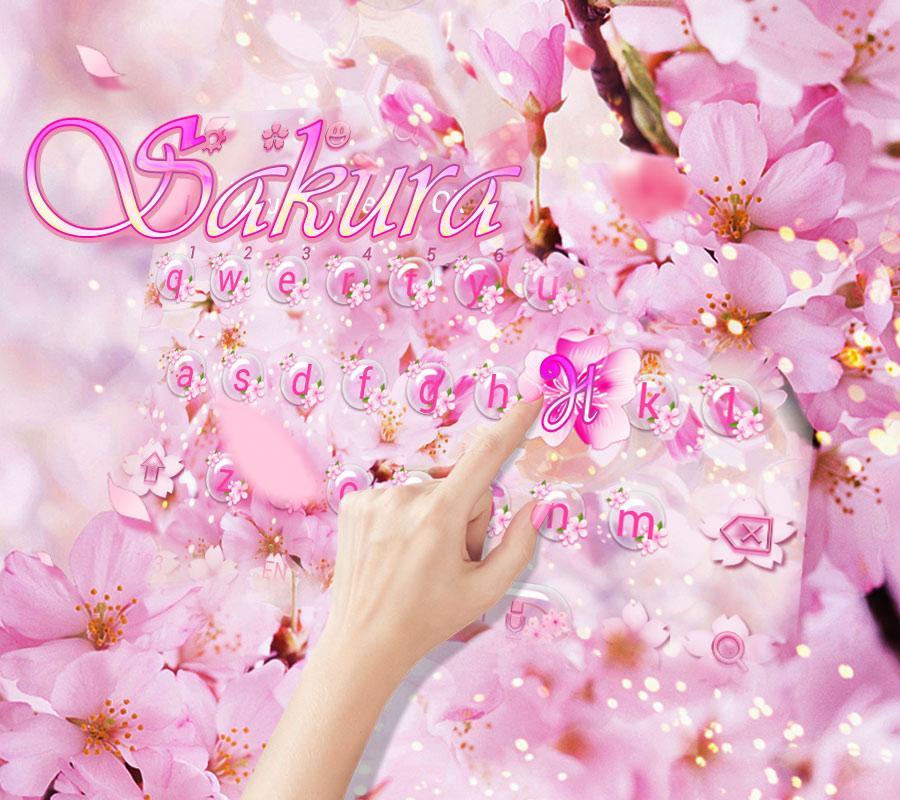 Sakura Flower Keyboard Theme