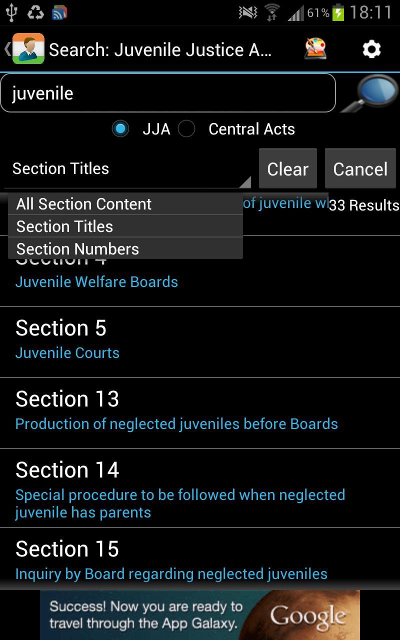 JJA- Juvenile Justice Act 1986