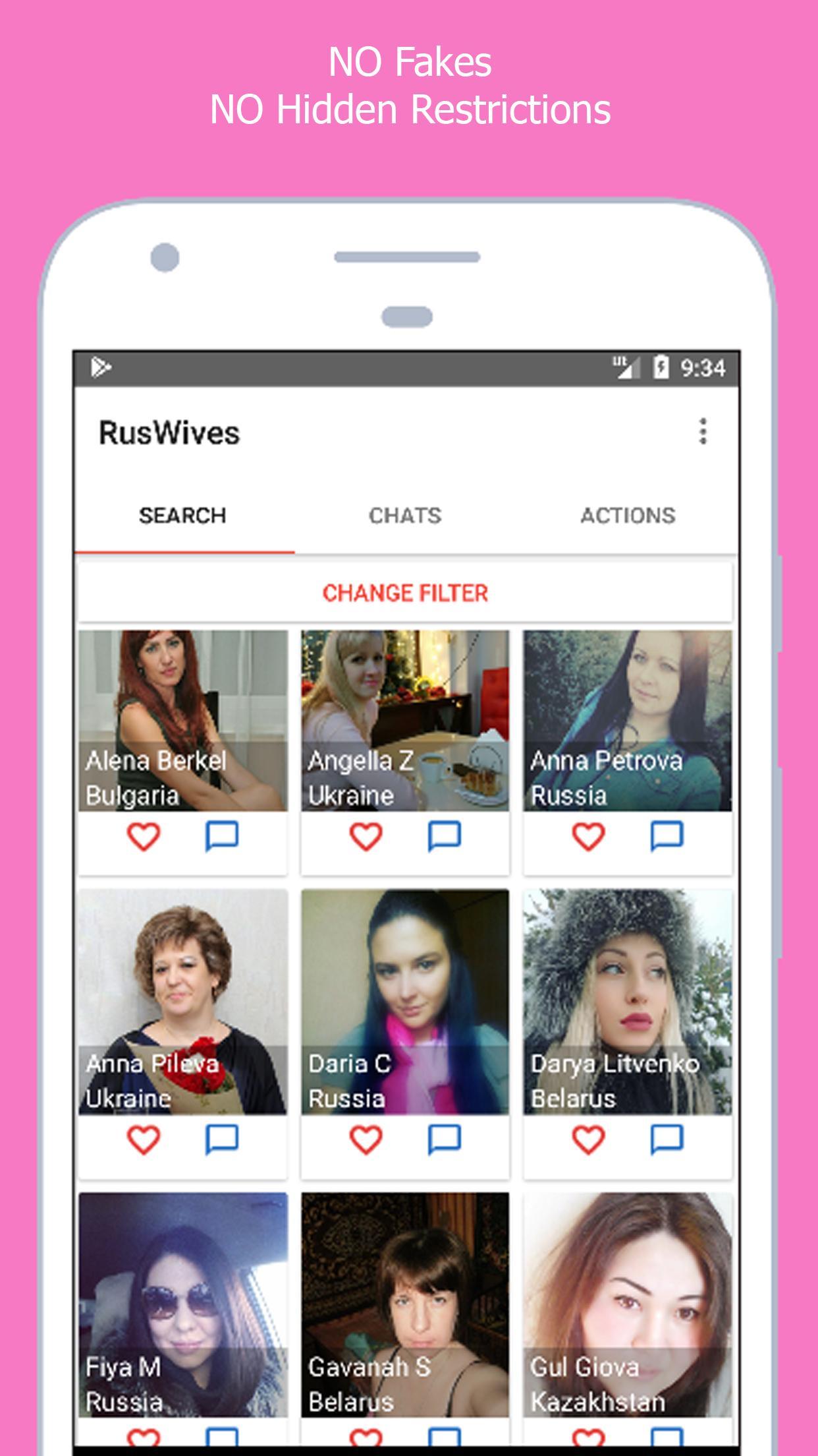 Dating App For Free - RusWives For Relationships