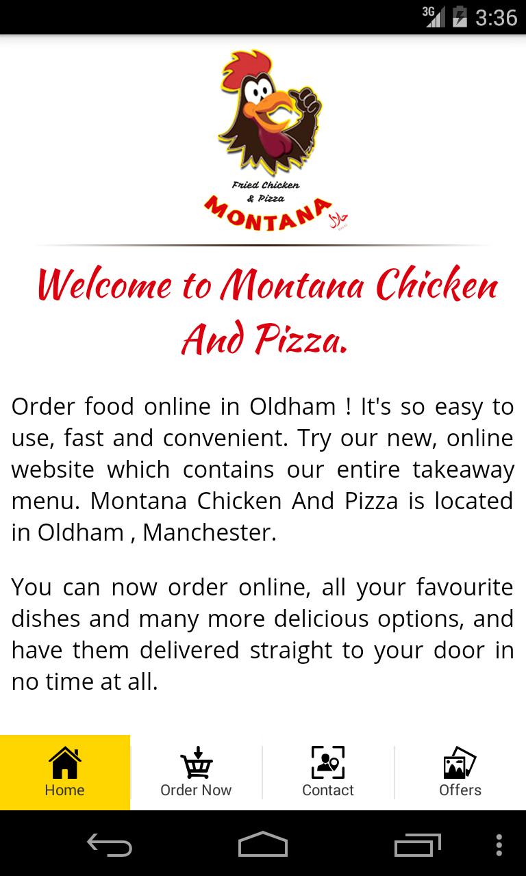 Montana Chicken And Pizza