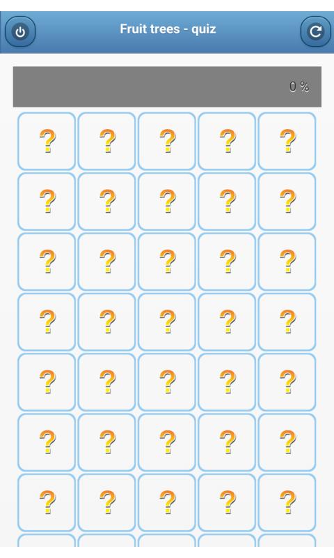 Fruit trees - quiz