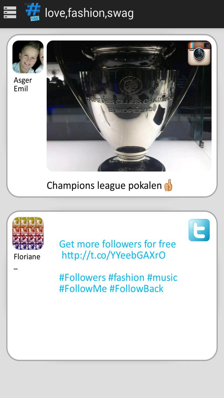 Social Hashtag