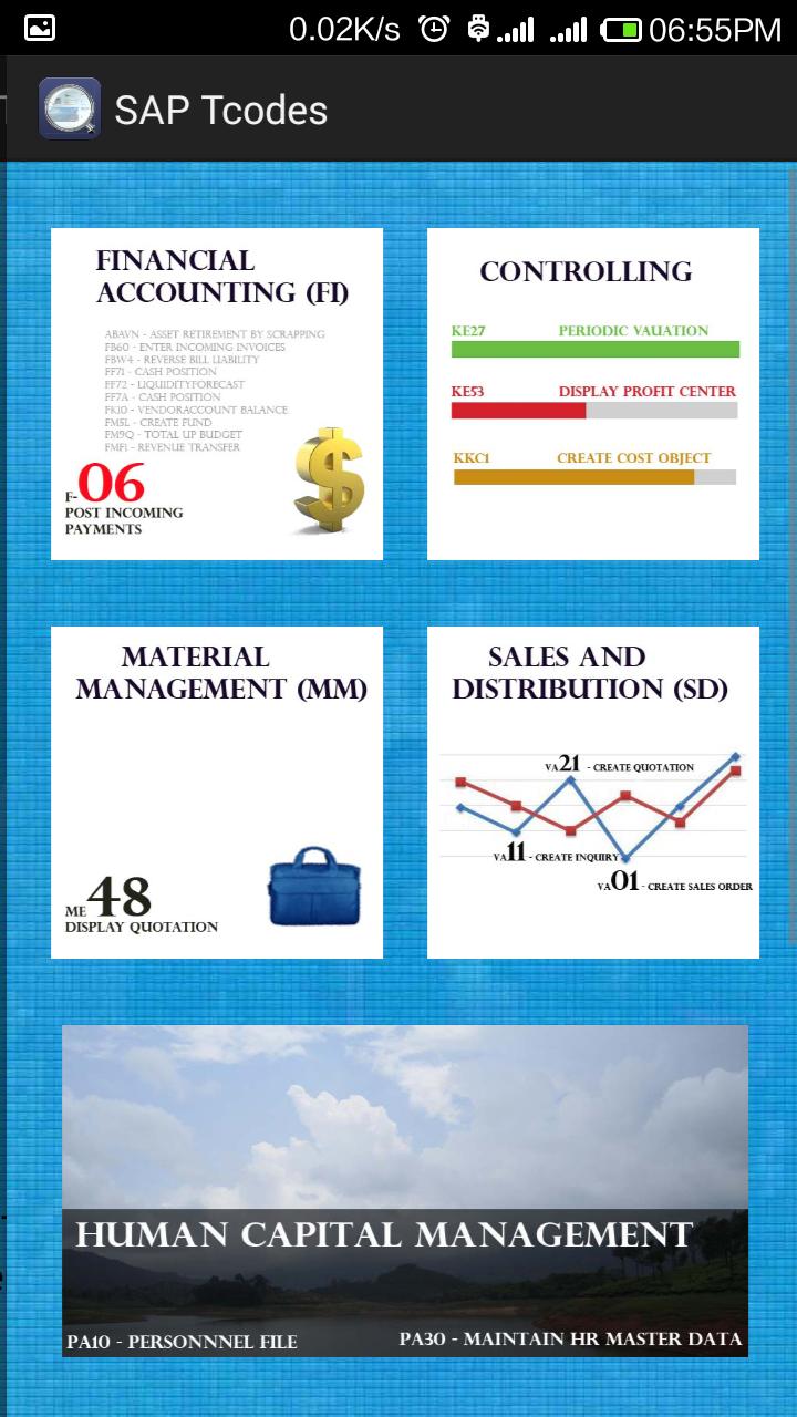 SAP Tcodes