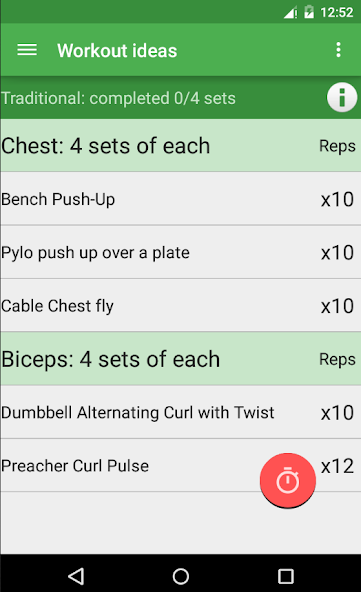Workout Ideas