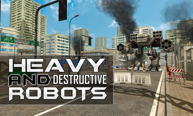 Modern army warfare robots
