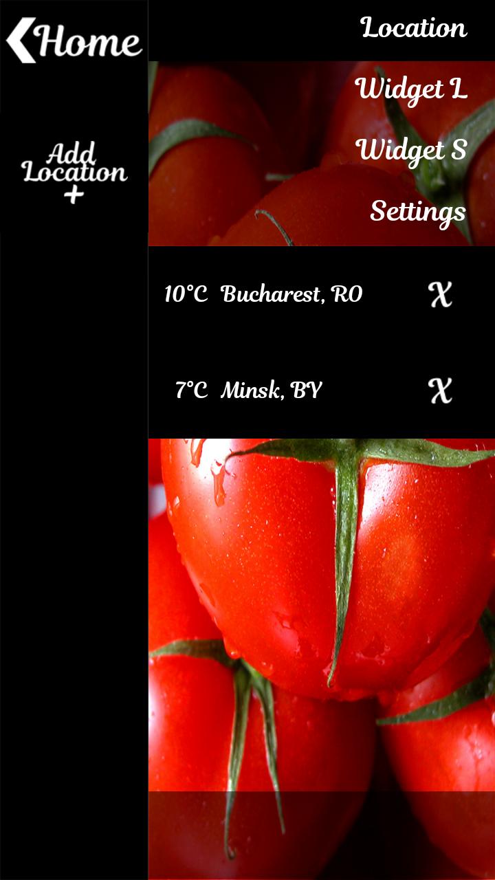 Soft Tomato Clock Widget