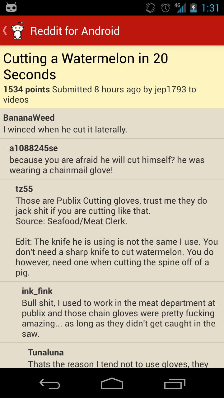 Reddit for Android