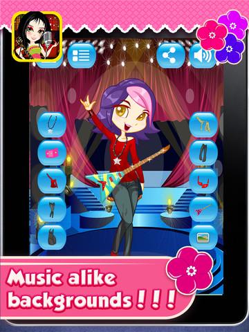 Rockstar Girl Dressup