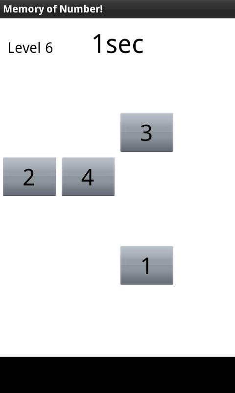 Memory of Numbers! Puzzle game