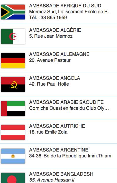Annuaire Dakar