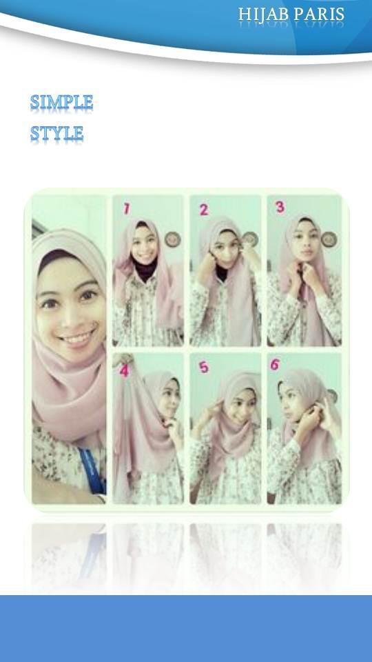 Tutorial Hijab Paris 3