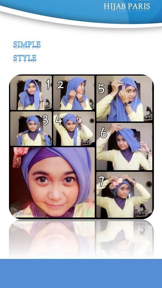 Tutorial Hijab Paris 3