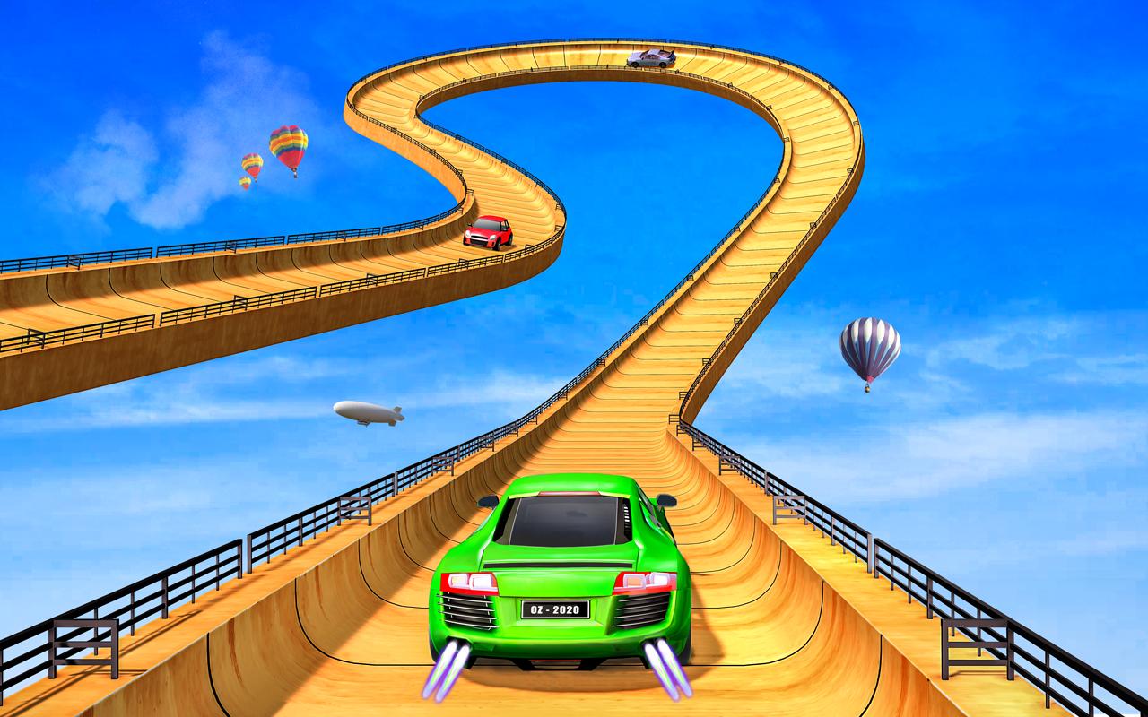 GT Racing Ramp Car Stunts