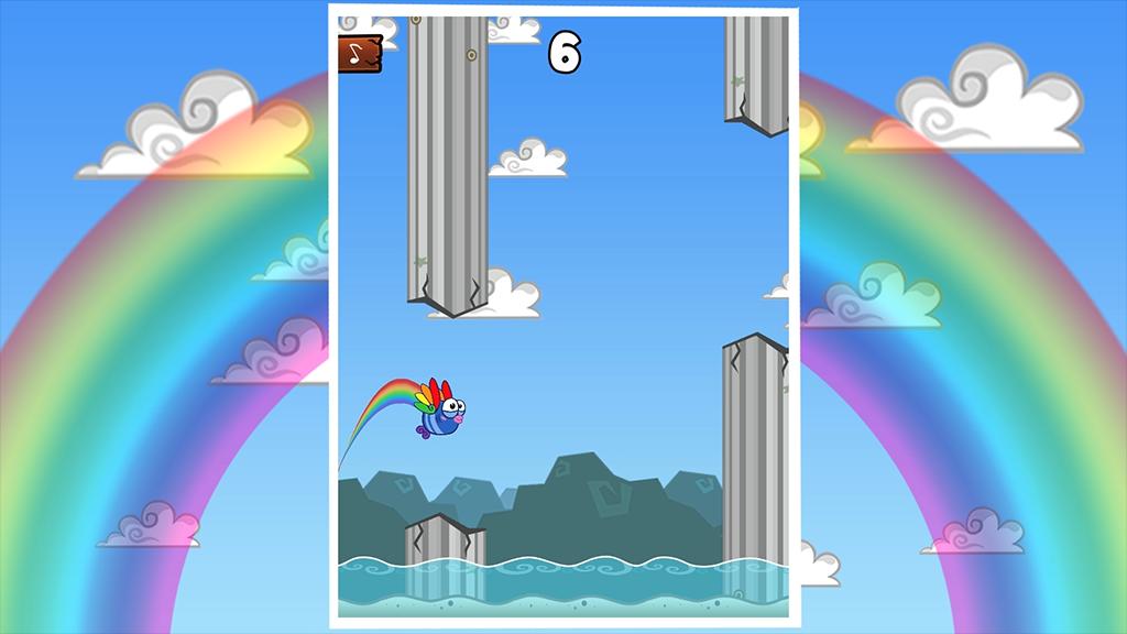 Happy Rainbow Bird