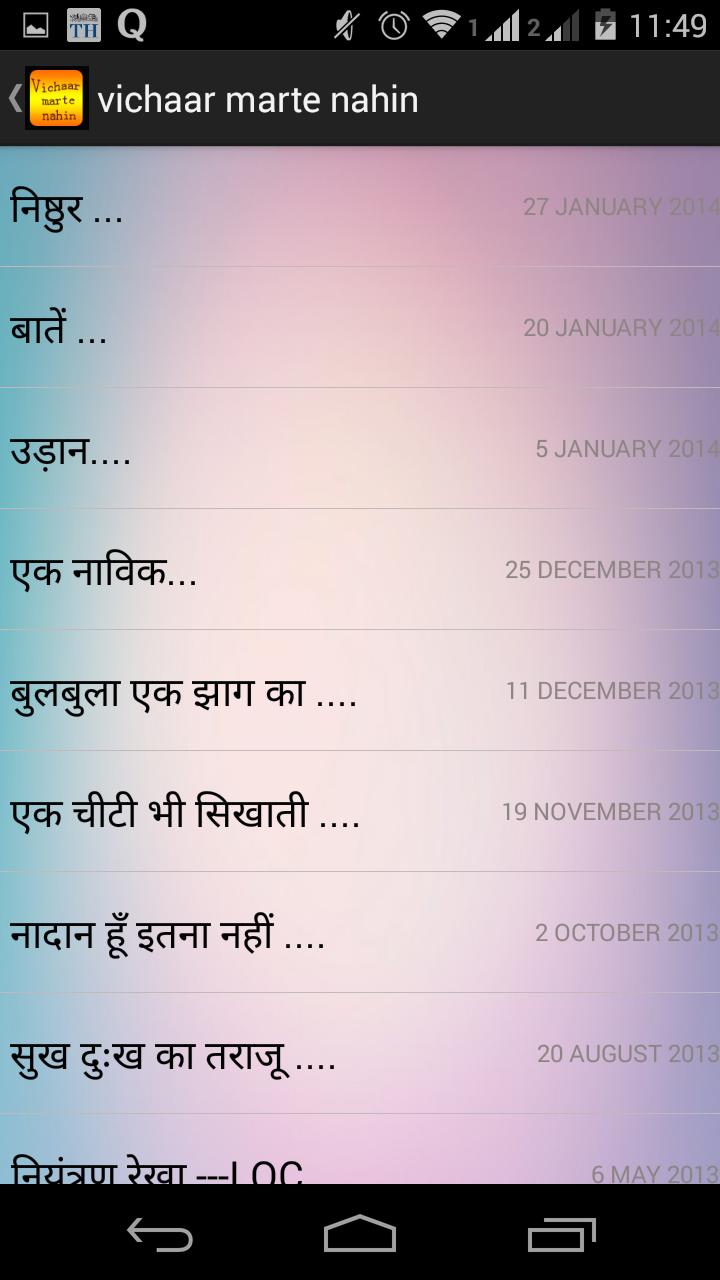Vichaar Marte Nahin