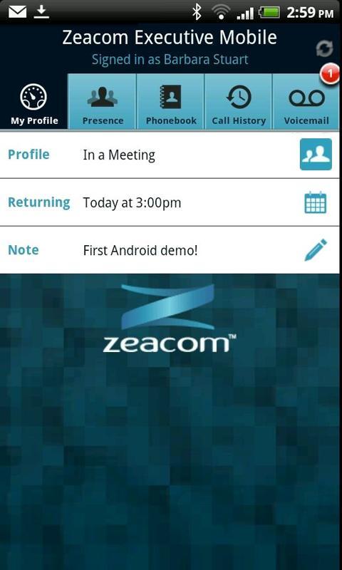 Zeacom Executive Mobile