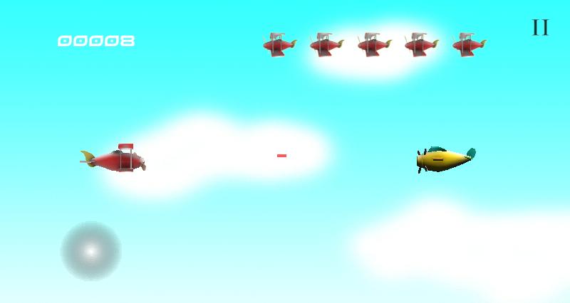 Planes in the sky