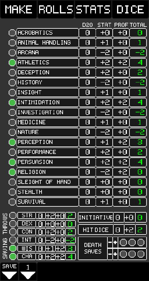Easy 5e Dice
