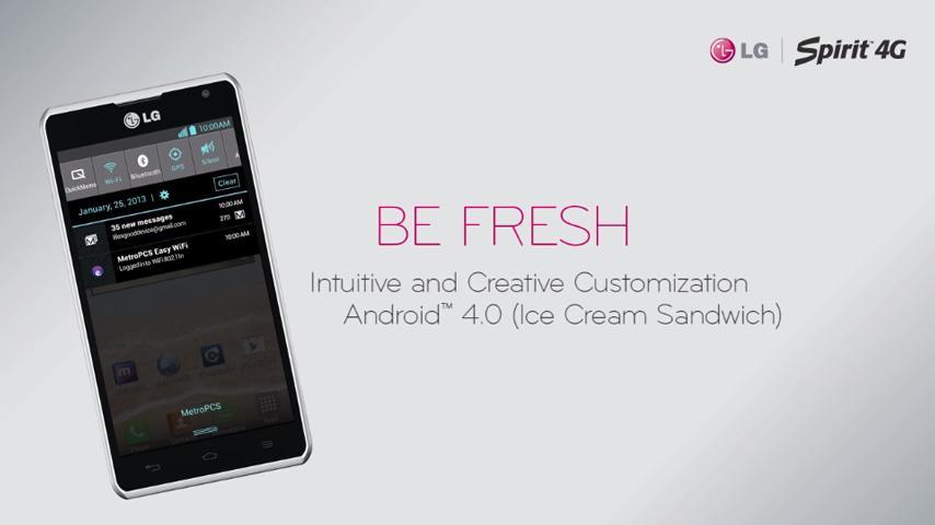 LG Spirit 4G Screensaver App