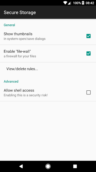 Secure Storage