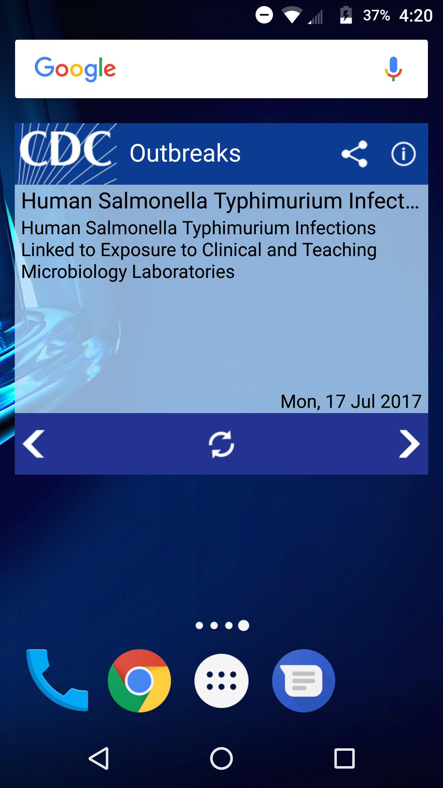 CDC Widget