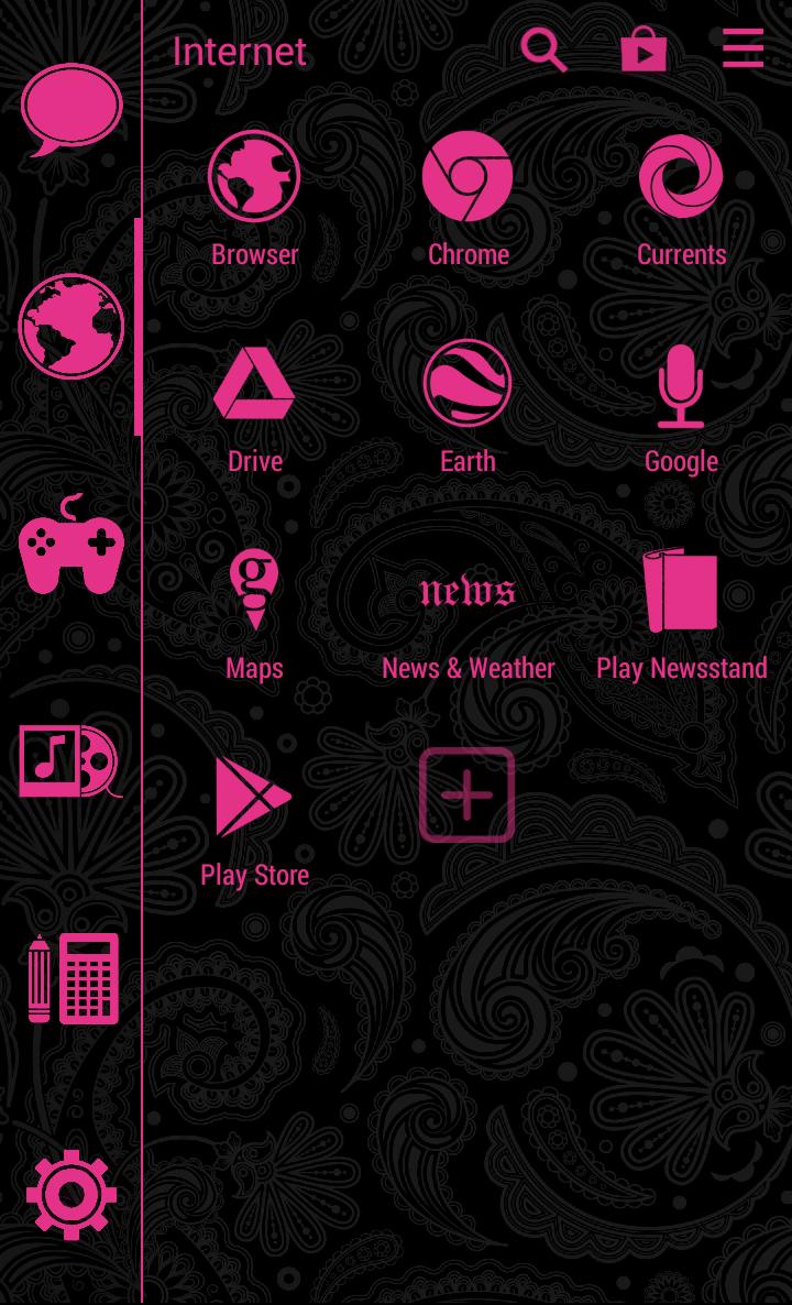 Stamped Pink