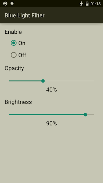 Blue Light & Brightness Filter
