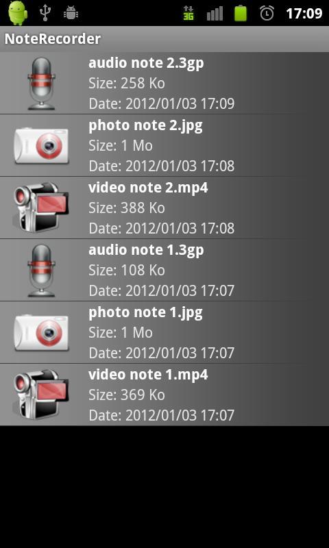 Note Recorder
