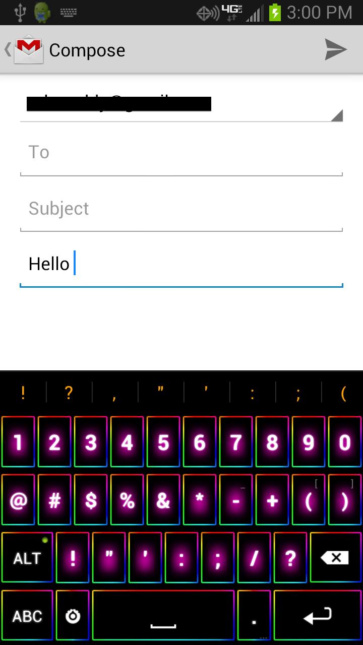 Rainbow Keyboard