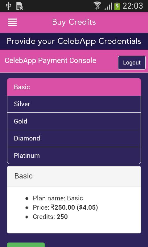 Celeb App