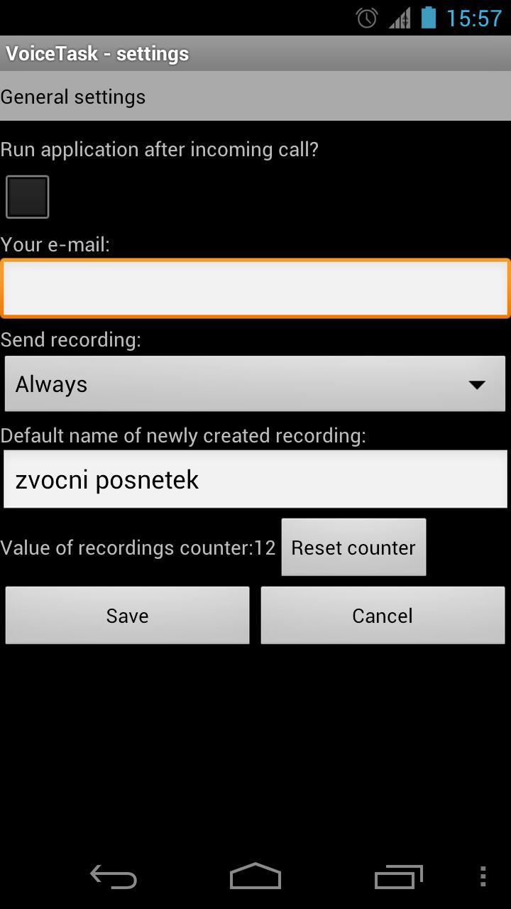 Voice Task