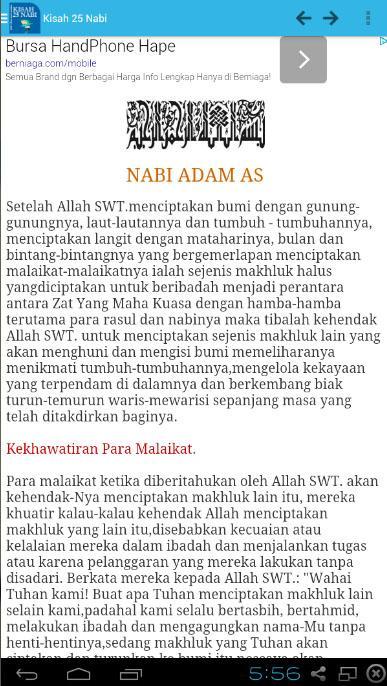 Kisah 25 Nabi