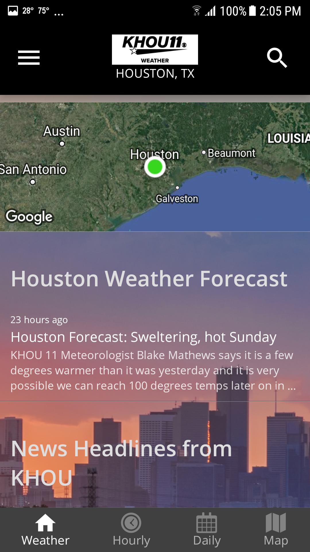 Houston Area Weather from KHOU