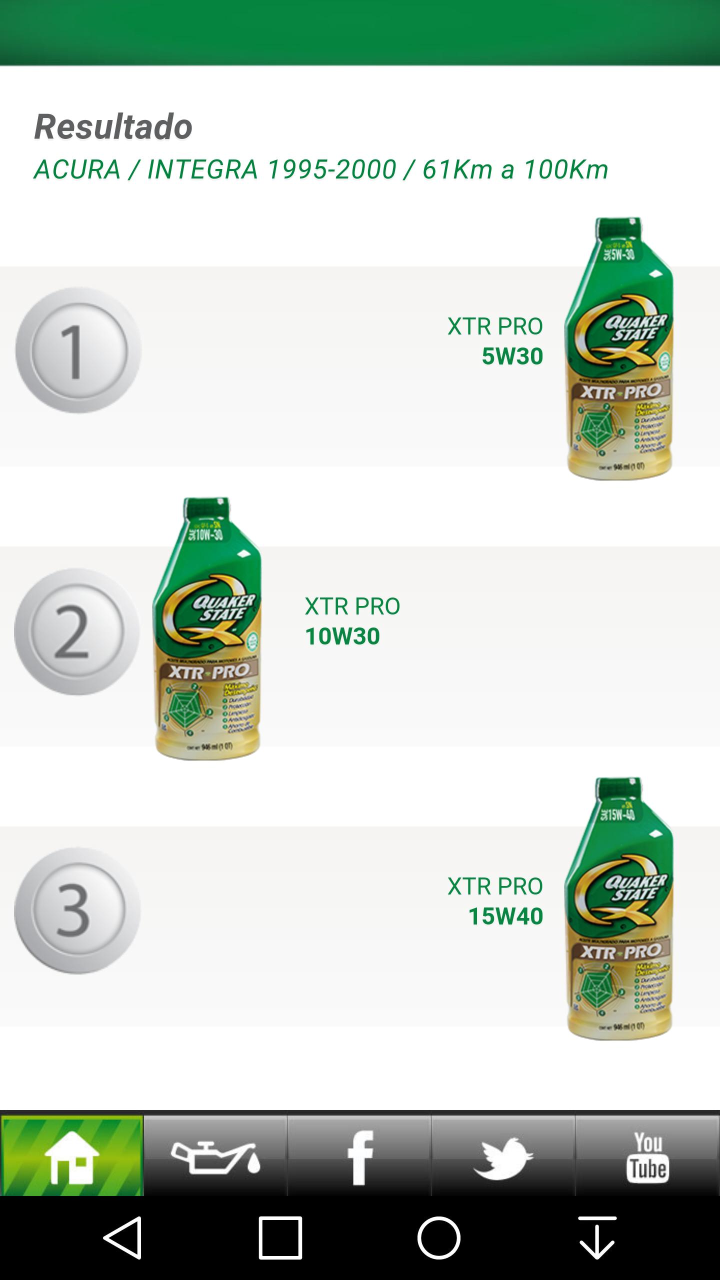 QS Selector de Aceite