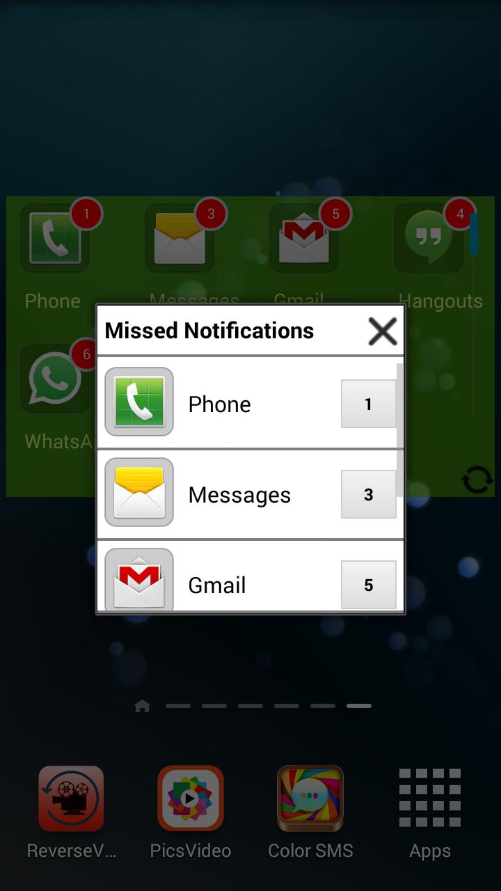 Missed Notification Lockscreen