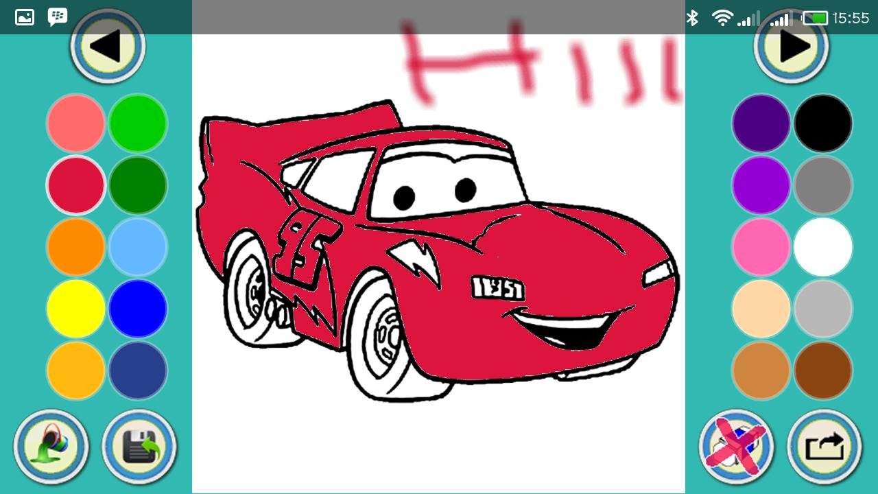 Make it colourful:McQueen cars