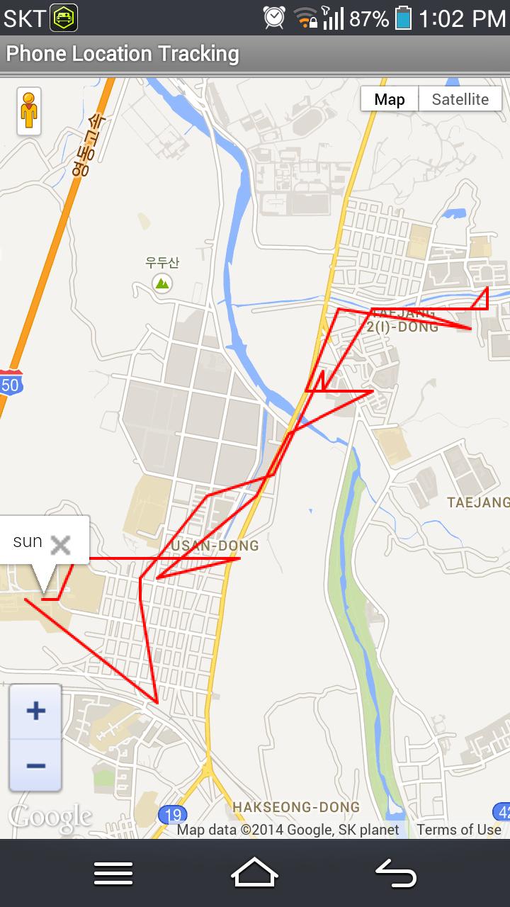 Phone Location Tracking