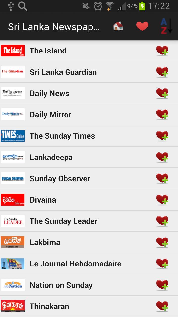 Sri Lanka Newspapers And News