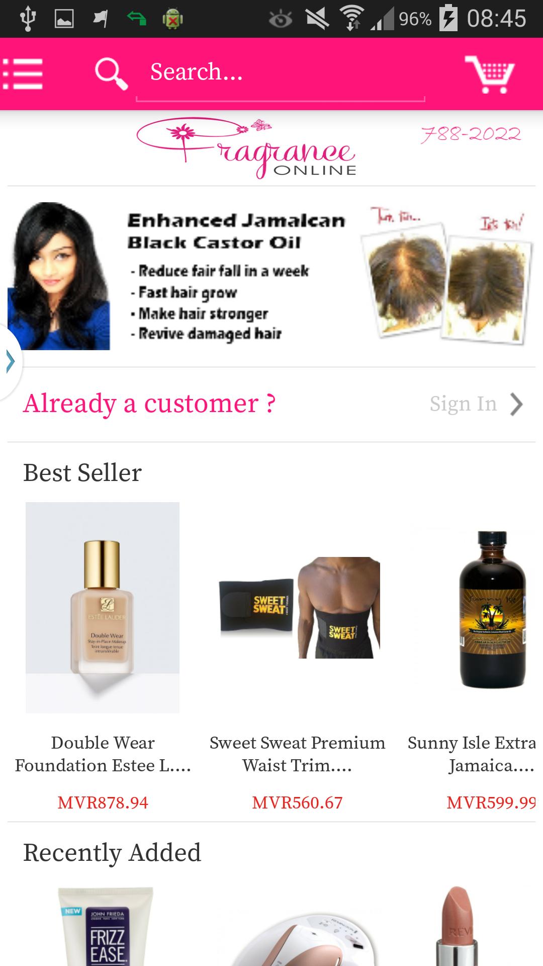 Fragrance Online Store