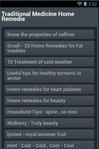 Traditional mdc Home Remedie