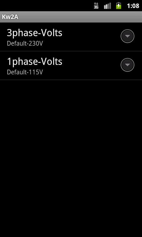 Convert Watts to AMPS