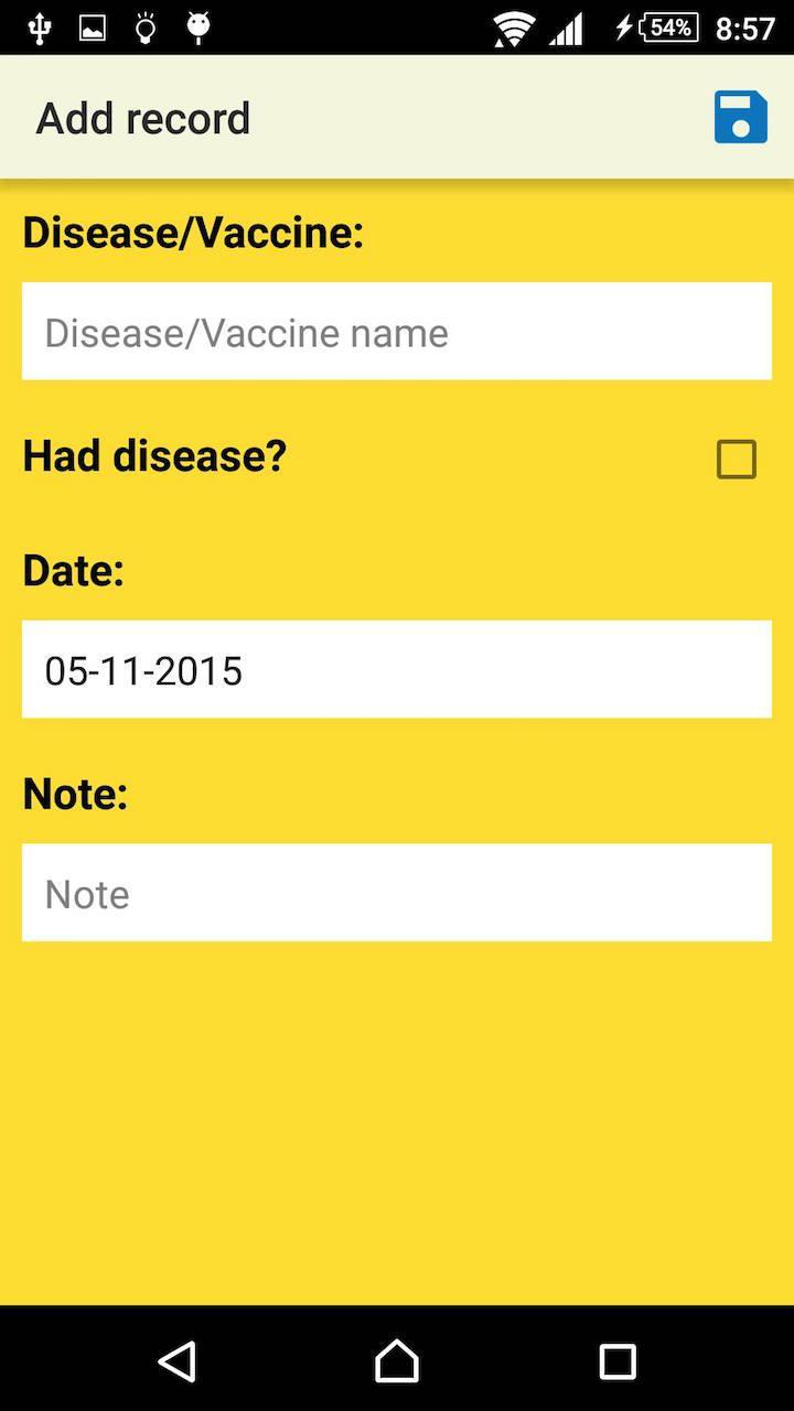The Travel Clinic Vaccine App
