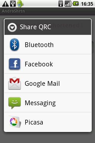 AndroShrtn URL Shortener