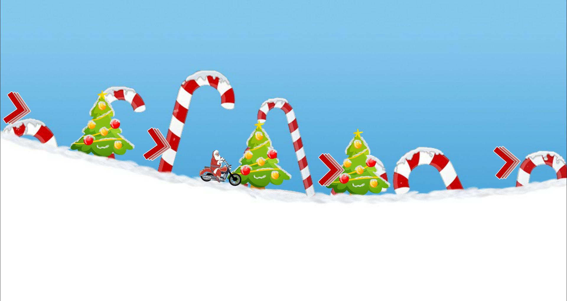 Santa Motocross Action