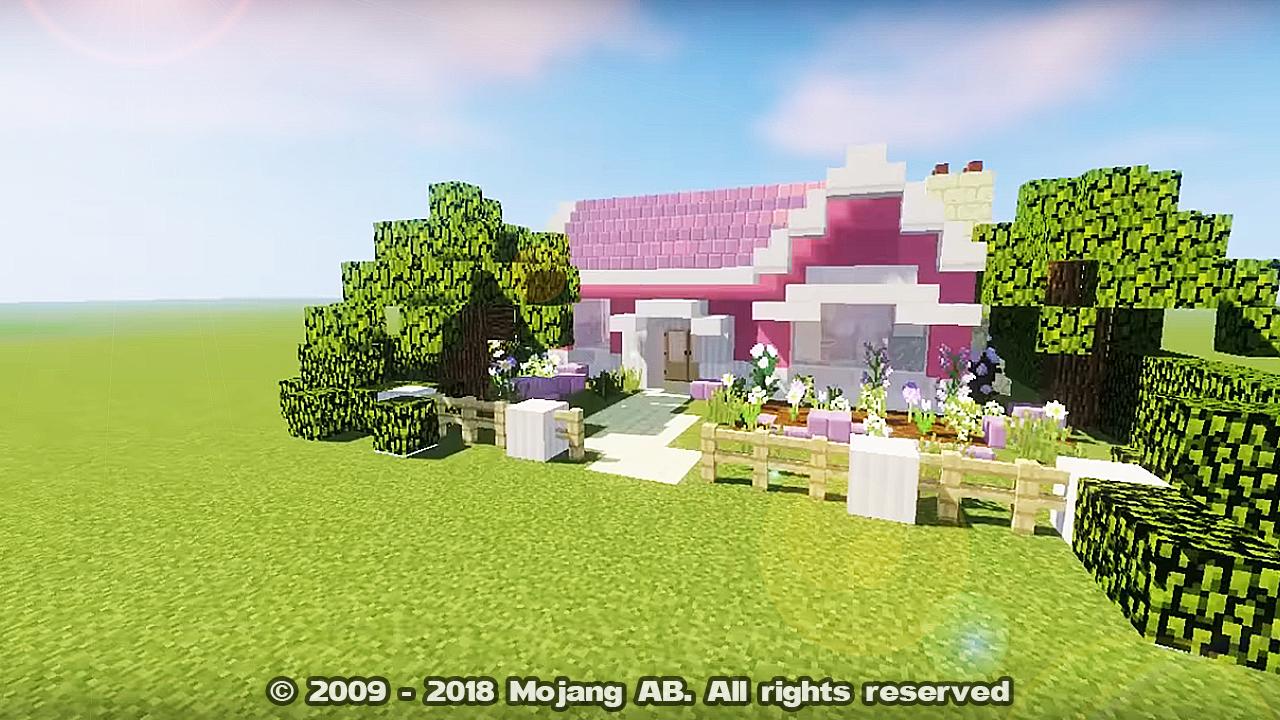 Pink House craft mods and map for Minecraft &MCPE