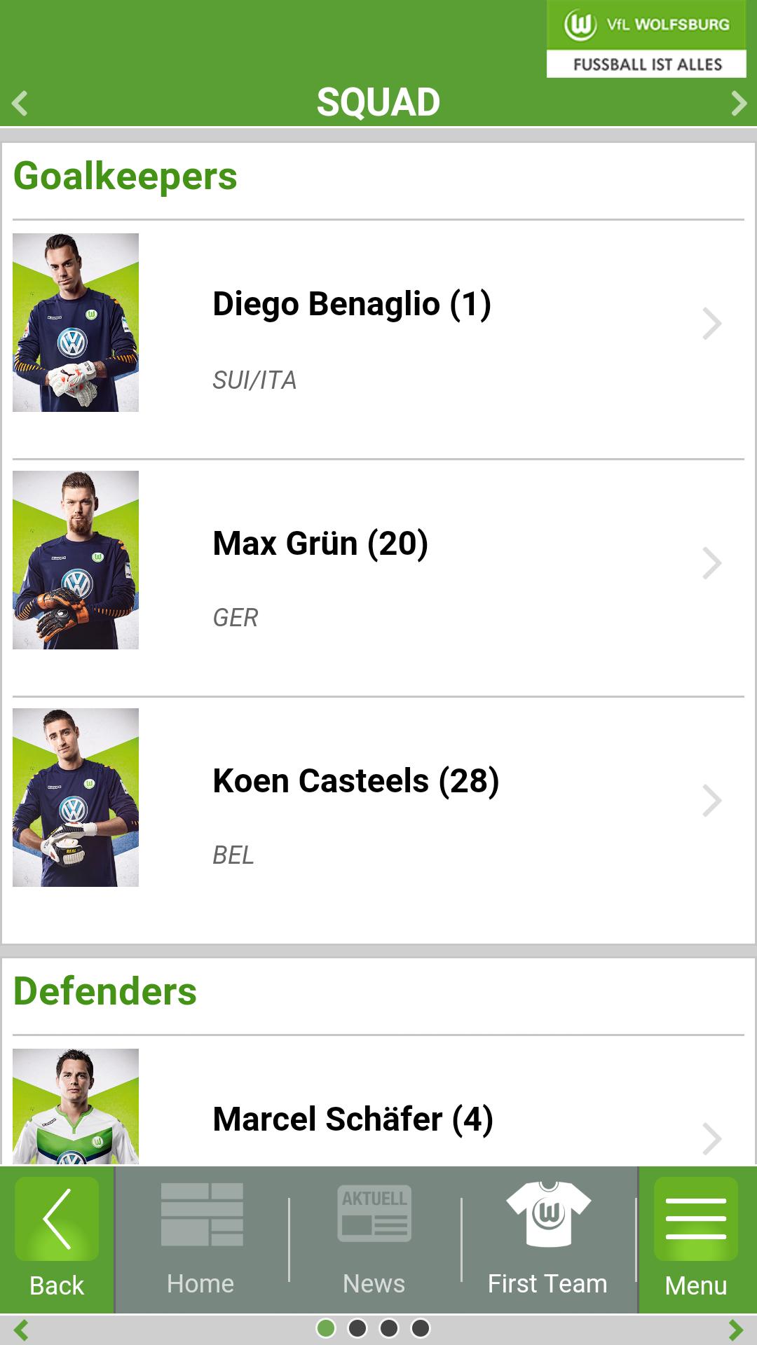 VfL to go - VfL Wolfsburg App