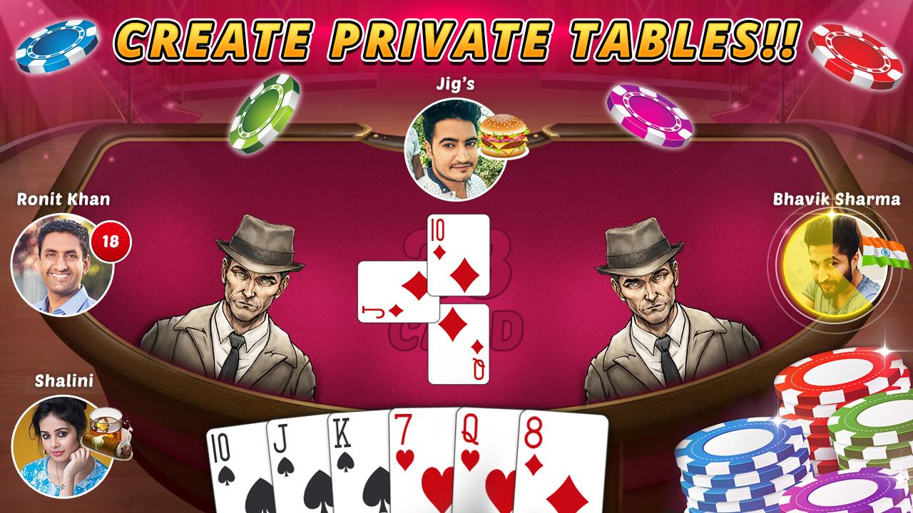 28 Cards Game Online