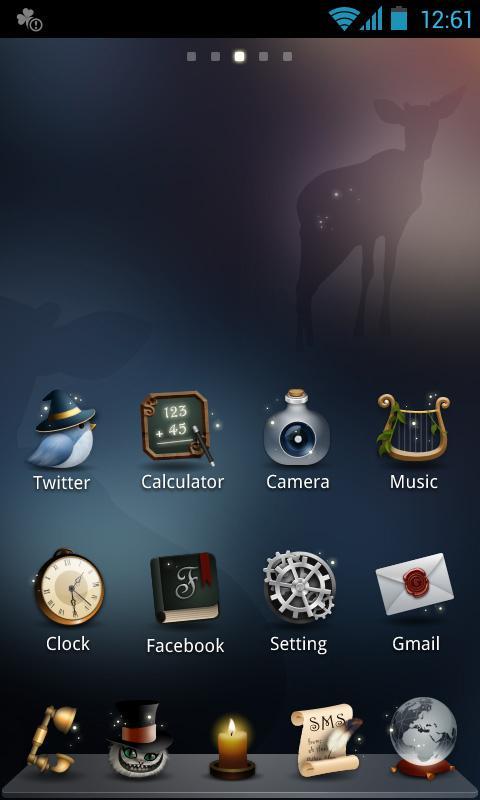 Mage GO Launcher Theme
