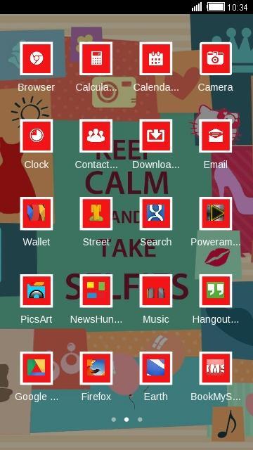 Cute Keep Calm Theme HD