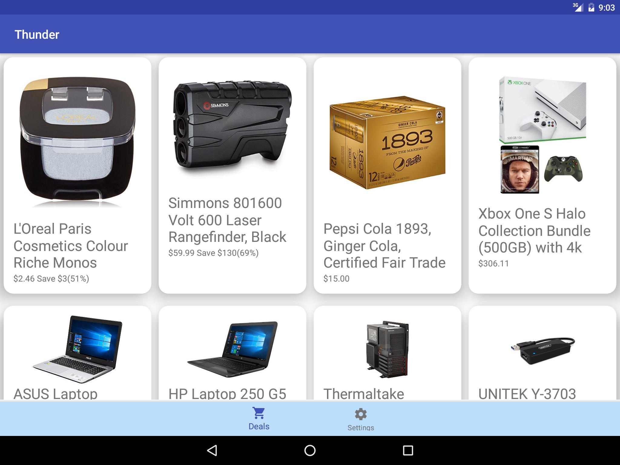 Thunder - Deal Notifications